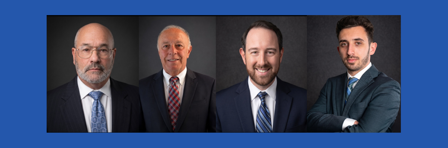 L to R: D. Aronowitz, R. Gironda, K. Frail, D. Kauderer; images courtesy of Coffey Modica.
